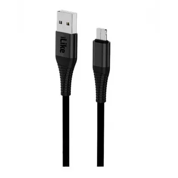 iLike Laadimiskaabel MicroUSB jaoks ICM01 Must