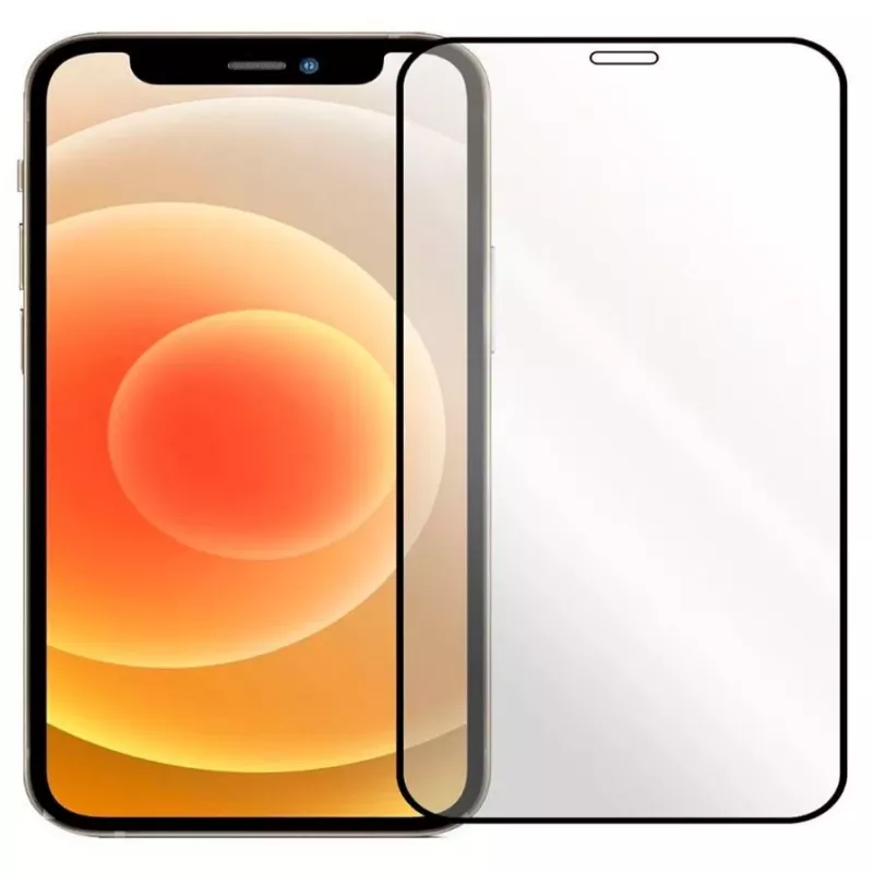 EVELATUS Apple iPhone 12/12 Pro 6.1 inch 2.5D Full Cover Japan Glue Glass Anti-Static Screen Protector