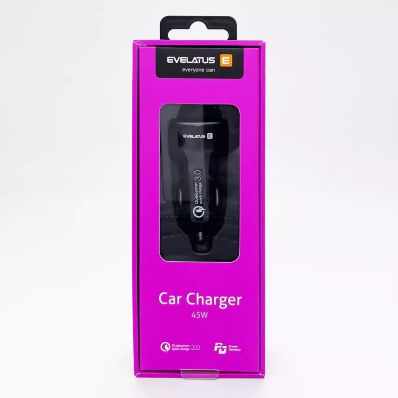 Evelatus Quick Car Charger QCC03 Black