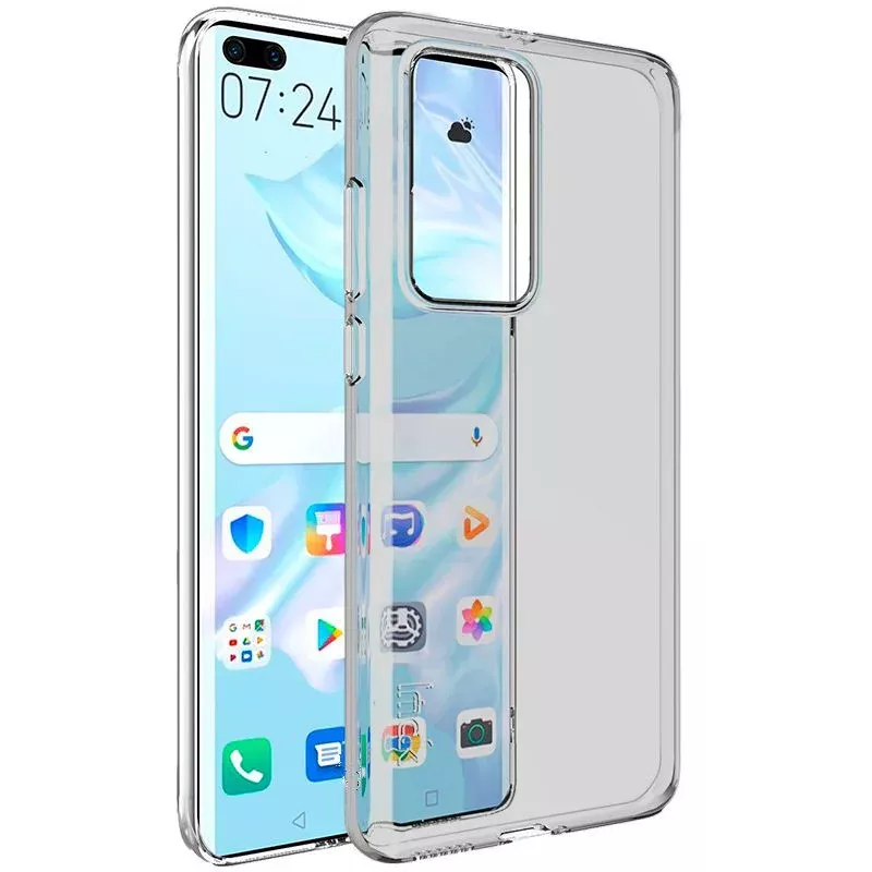 Evelatus Huawei P40 Pro Clear Silicone Case 1.5mm TPU Transparent