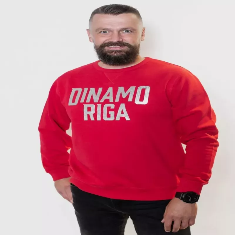 Dinamo naiste T-särk L DINAMO punase metalliktrükiga valge