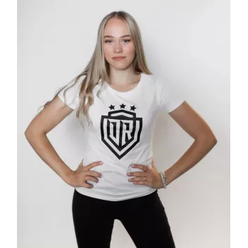 Dinamo naiste T-särk DINAMO musta trükiga XS valge