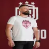 Dinamo meeste T-särk XL «DINAMO» punase metalliktrükiga valge