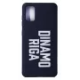 Evelatus Samsung Galaxy A41 Soft Touch Silicone Case DR Logo N2 White Black