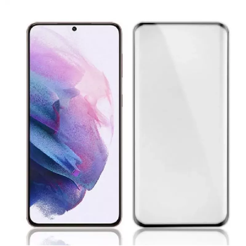Evelatus Samsung Galaxy S21 Plus 2.5D Full Cover Japan Glue Glass Anti-Static Tempered Glass Screen Protector