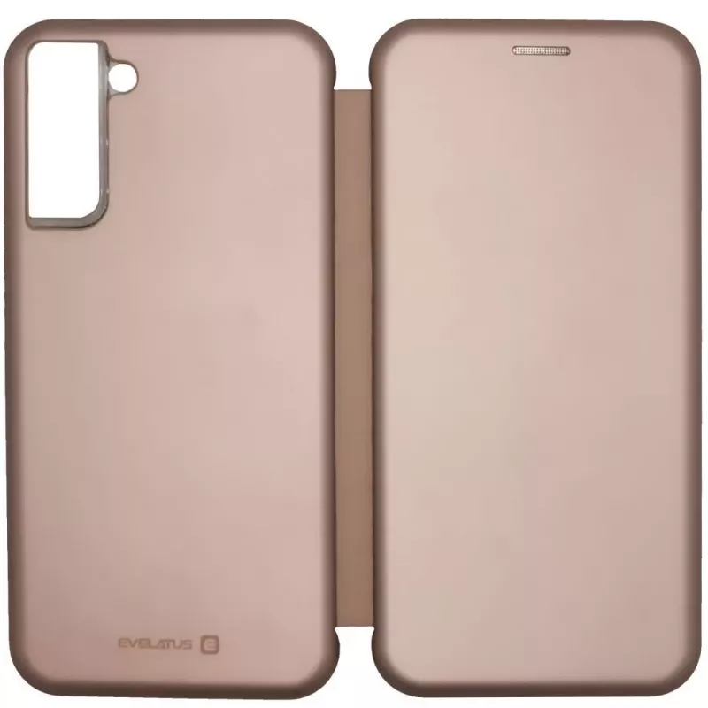 Evelatus Samsung Galaxy S21 Plus Book Case Rose Gold