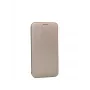 Evelatus Book Case for Xiaomi Redmi 9T - Gold - PU Leather with TPU Shell, Wallet Folio with Kickstand and Card Slots