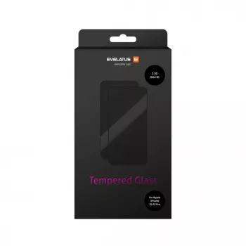 EVELATUS Apple iPhone 12 / 12 Pro 6.1 inch 2.5D Full Cover Japan Glue Karastatud Klaasist Ekraanikaitse Antistaatiline