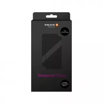 Evelatus Apple iPhone 13 Pro Max 6.7 inch Privacy 2.5D Silk Full Cover Japan Glue Anti-Static Black
