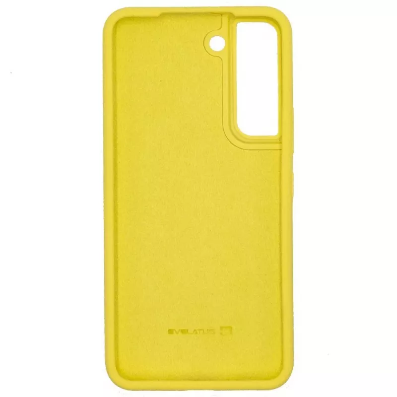 Evelatus Samsung Galaxy S22 Premium Soft Touch Silicone Case Yellow