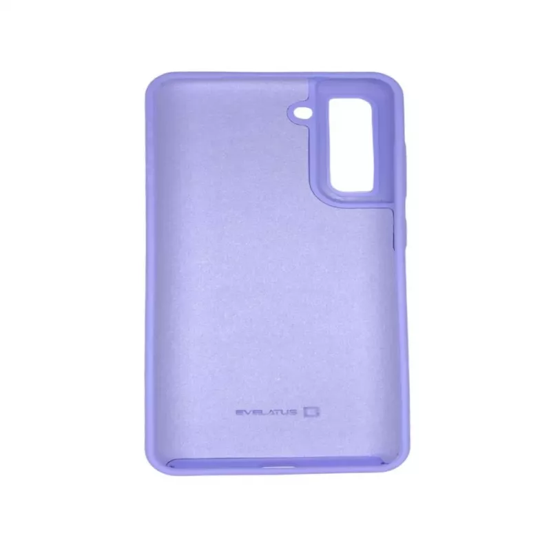 Evelatus Samsung Galaxy S21 FE Premium Soft Touch Silicone Case Pale Purple