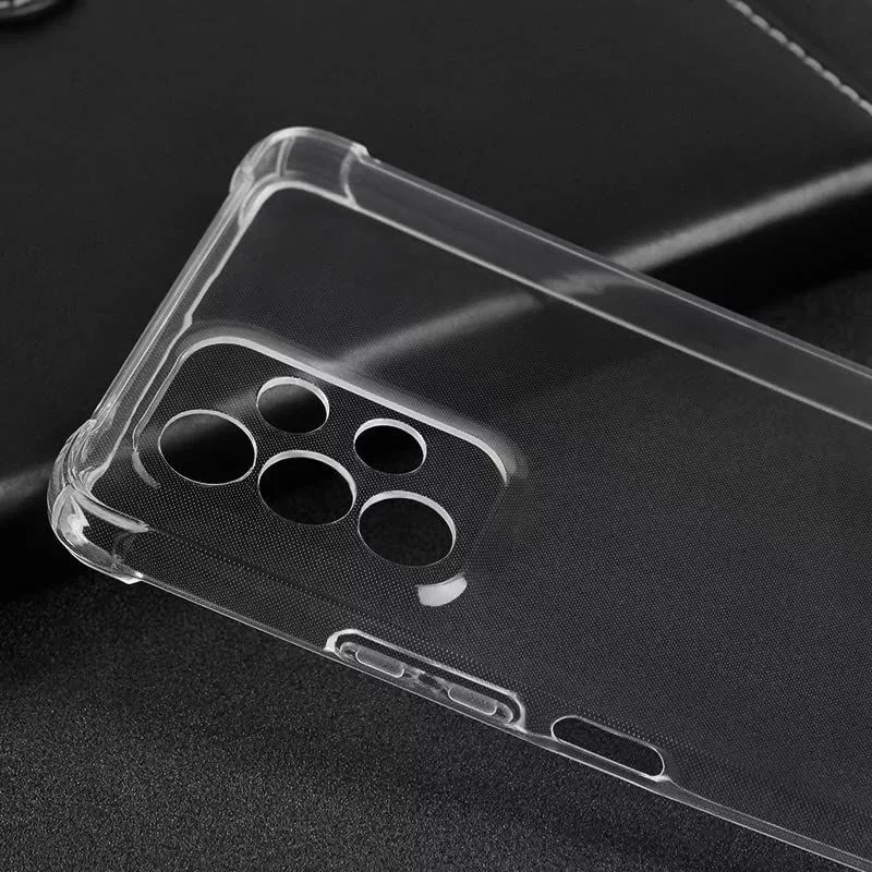 Evelatus Samsung Galaxy A13 4G LTE Military Shockproof Silicone Case TPU Transparent