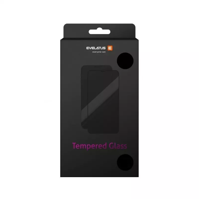 Evelatus Privacy Screen Protector for Xiaomi Redmi Note 11, 2.5D Silk Full Cover, Japan Glue, Anti-Static, Tempered Glass, 9H Hardness