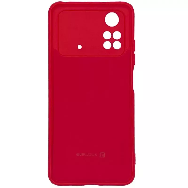 Evelatus Xiaomi Poco M4 Pro Nano Silicone Case Soft Touch TPU Red