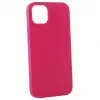 Evelatus Apple iPhone 14 Pro Max 6.7 Premium Soft Touch Silicone Case Rosy Red