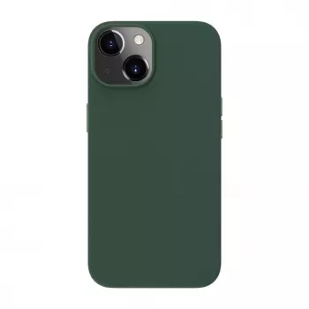 Evelatus Apple iPhone 14 Genuine Leather Case with MagSafe Dark Green
