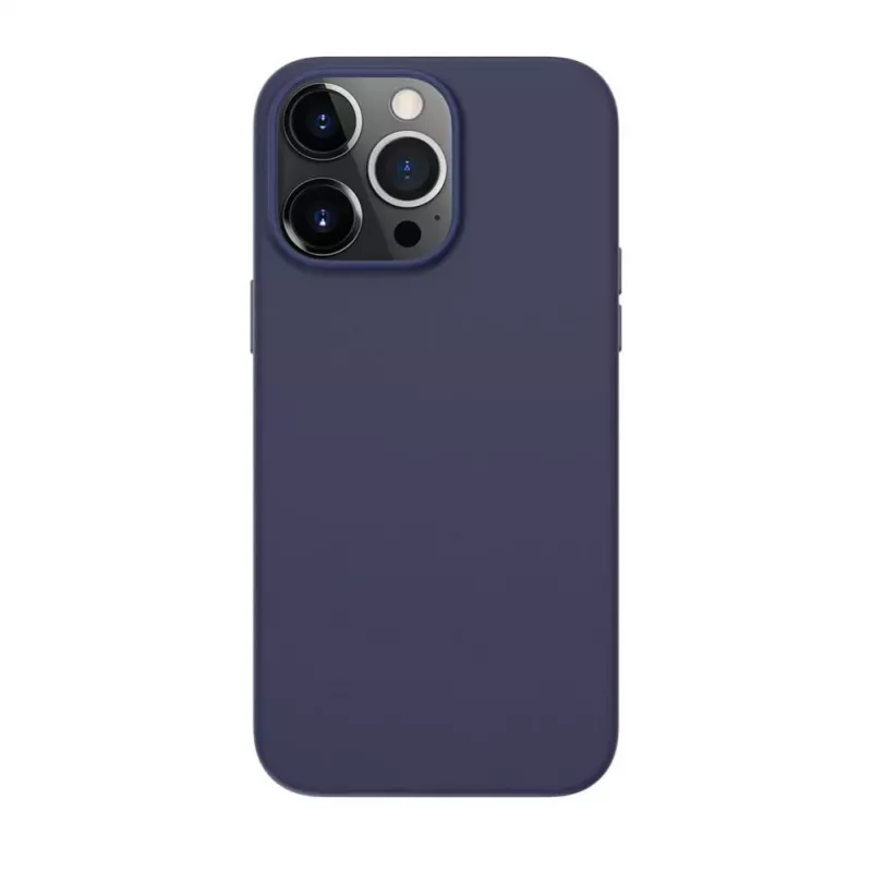 Evelatus Apple iPhone 14 Pro Genuine Leather Case with MagSafe Blue