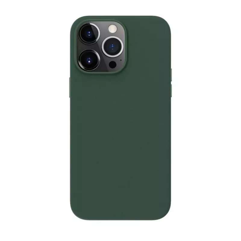 Evelatus Apple iPhone 14 Pro Genuine Leather Case with MagSafe Dark Green