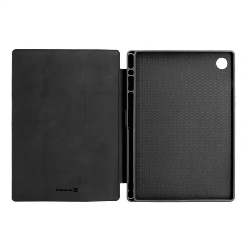 Evelatus Galaxy Tab A8 10.5 (2021) Smart Cover mikrokiiud sisepinnaga must