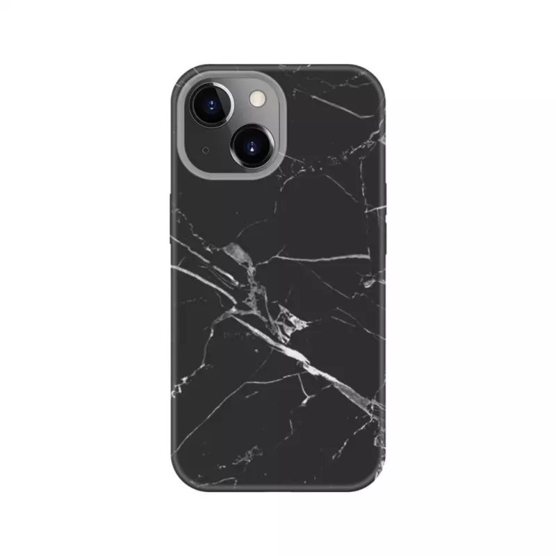 Evelatus Apple iPhone 14 Premium Silicone Case Customized Print Black