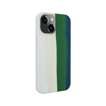 Evelatus Apple iPhone 14 Silicone Case Multi-Colored Green