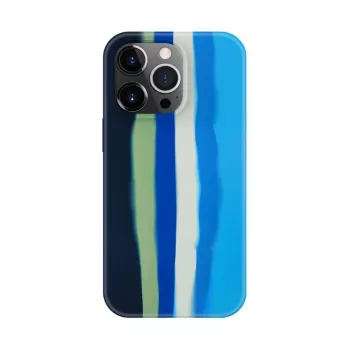 Evelatus Apple iPhone 14 Pro Silicone Case Multi-Colored Blue