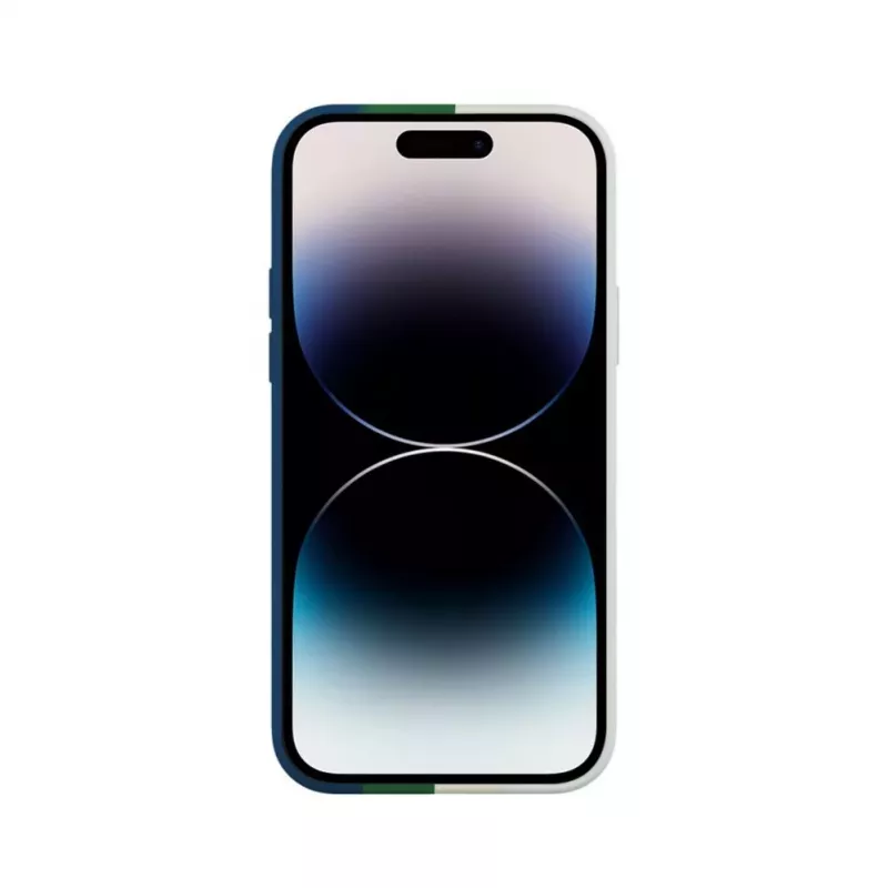 Evelatus Apple iPhone 14 Pro Max Silicone Case Multi-Colored Green
