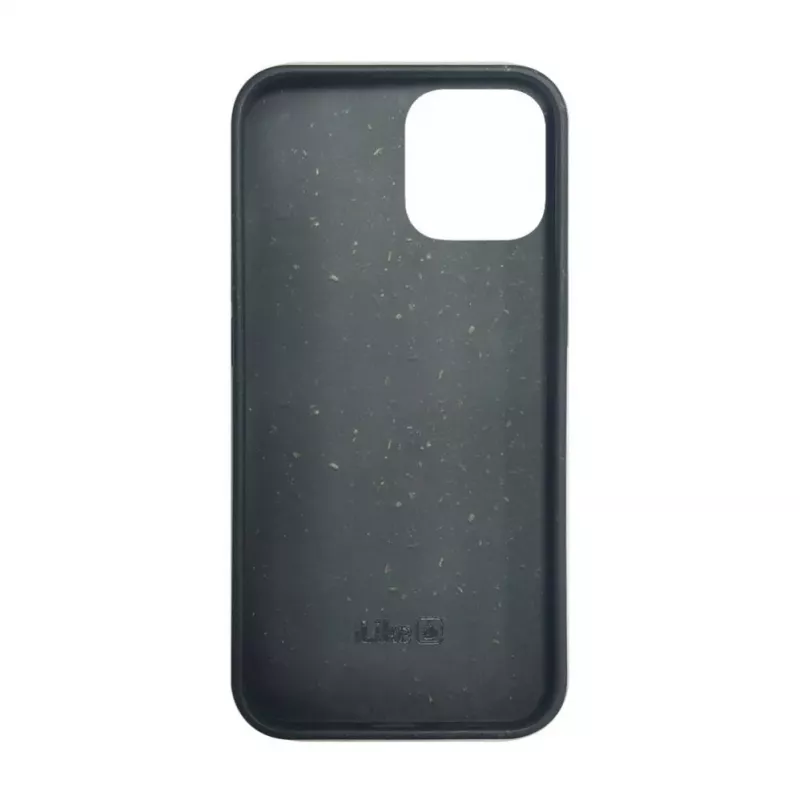 iLike Apple iPhone 12 / 12 Pro Silikoonplastikust ümbris Eco Print Design Must