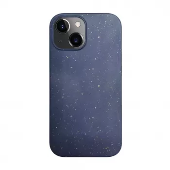 iLike Apple iPhone 13 Silikoonist plastikust ümbris Eco Print disain sinine