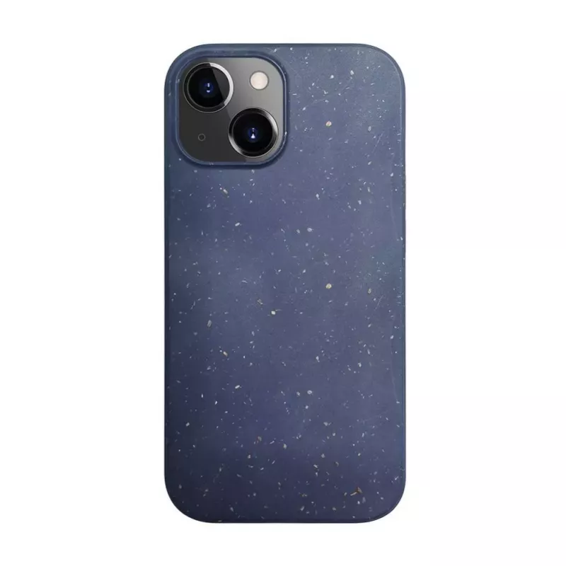 iLike Apple iPhone 13 Silikoonist plastikust ümbris Eco Print disain sinine