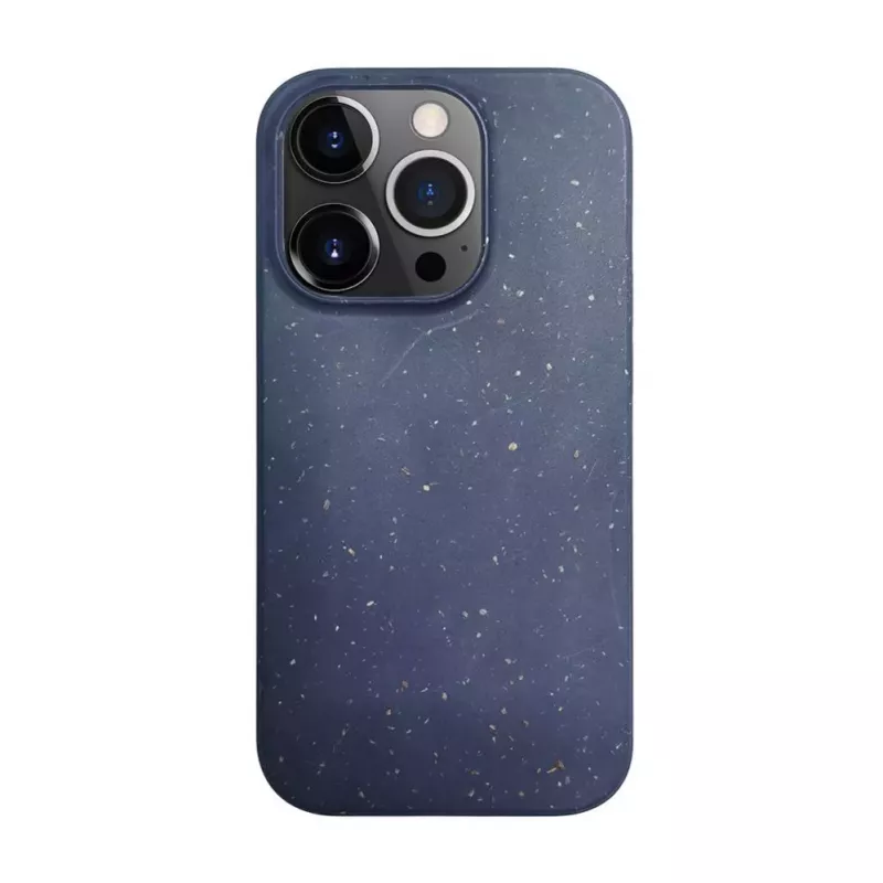 iLike Apple iPhone 13 Pro Max Silikoonist ja plastikust ümbris Eco Print Design sinine