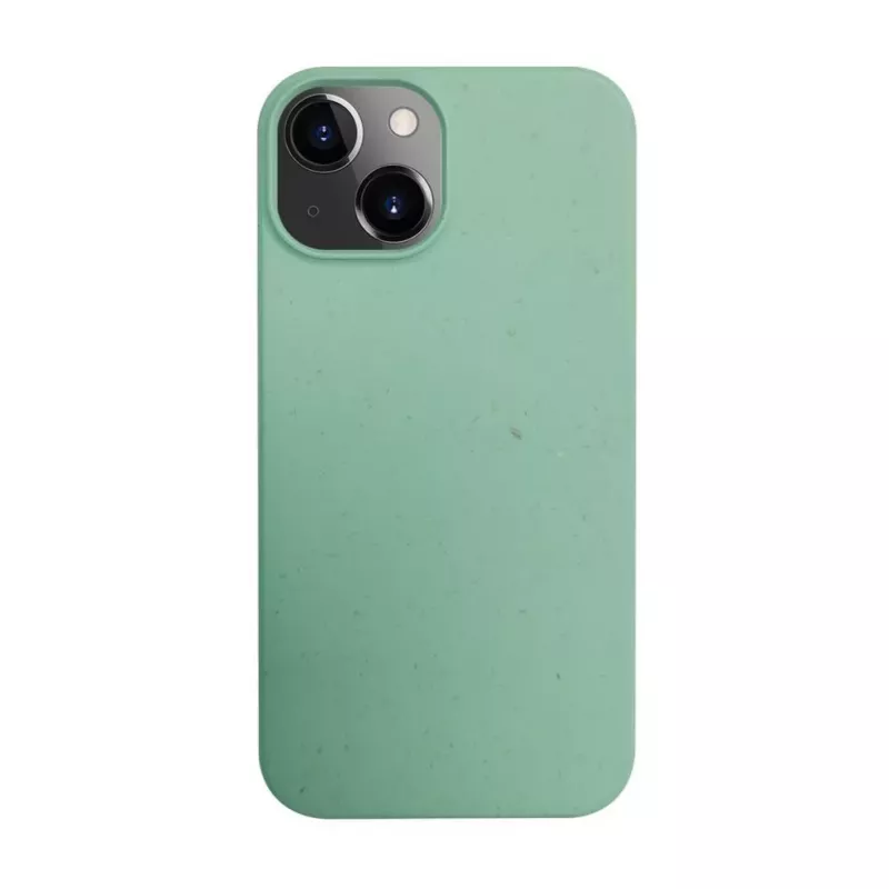 iLike Apple iPhone 14 Silikoonplastikust ümbris Eco Print disainiga Lilled Roheline