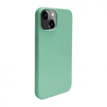 iLike Apple iPhone 14 Silikoonplastikust ümbris Eco Print disainiga Lilled Roheline