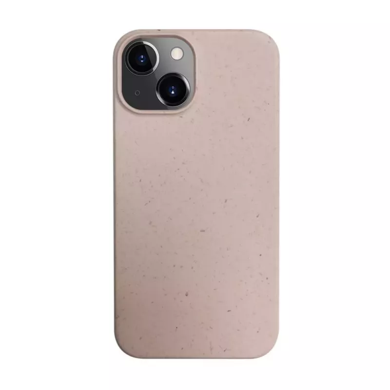 iLike Apple iPhone 14 Silikoonplastikust ümbris Eco Print Design Beež