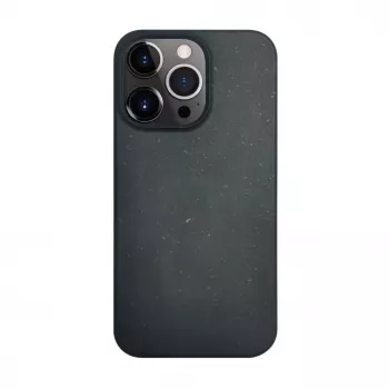 iLike Apple iPhone 14 Pro Max Silikoonist plastikust ümbris Eco Print Design Must
