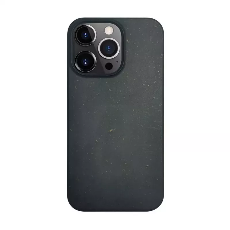 iLike Apple iPhone 14 Pro Max Silikoonist plastikust ümbris Eco Print Design Must