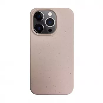 iLike Apple iPhone 14 Pro Max Silikoonist plastikust ümbris Eco Print disain beež