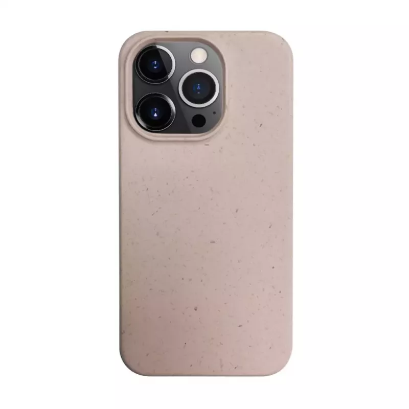 iLike Apple iPhone 14 Pro Max Silikoonist plastikust ümbris Eco Print disain beež