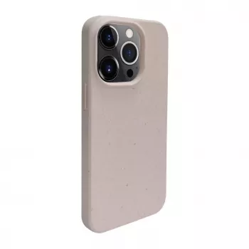 iLike Apple iPhone 14 Pro Max Silikoonist plastikust ümbris Eco Print disain beež