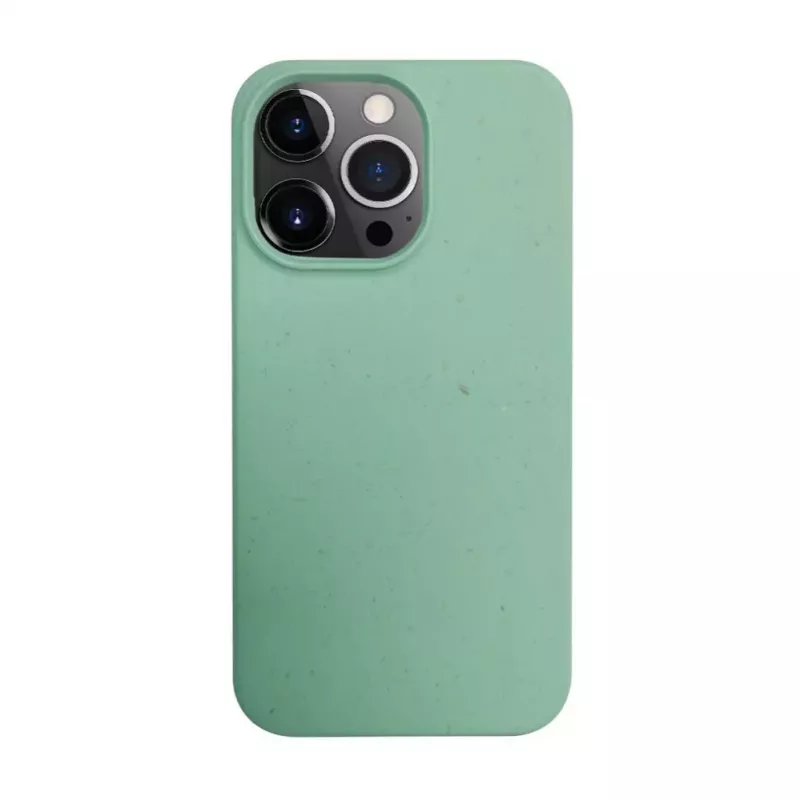 iLike Apple iPhone 14 Pro Silikoonplastikust ümbris Eco Print Design Flower Green