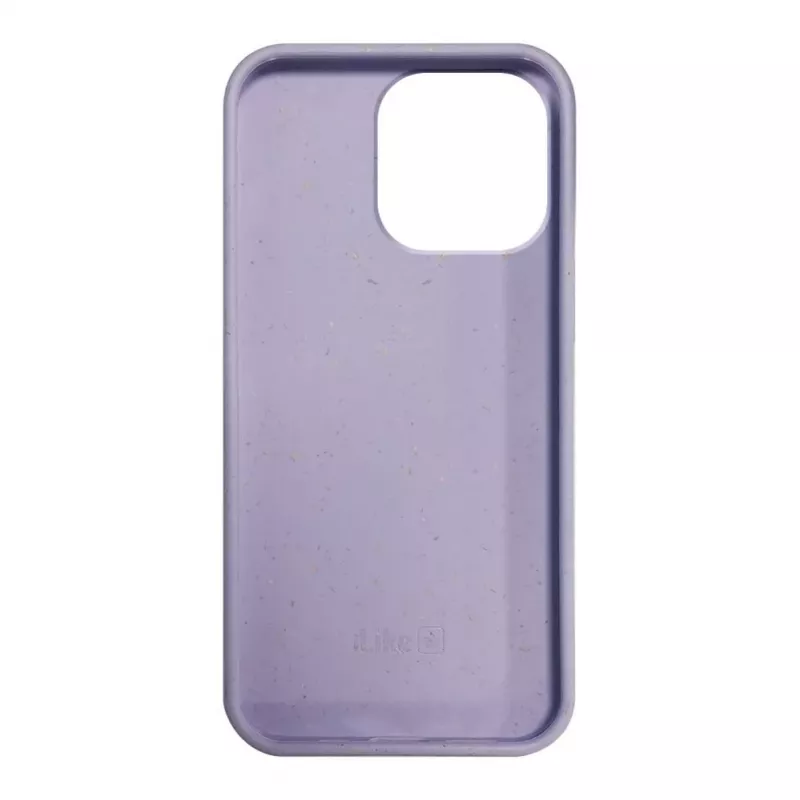 iLike Apple iPhone 14 Pro silikoonist plastikust ümbris Eco Print disainiga lilla lillemustriga