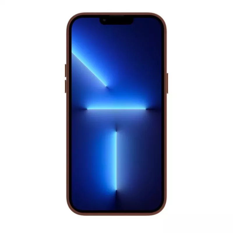 EVELATUS Apple iPhone 13 Pro ehtne nahkkate MagSafe'iga Pruun