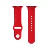 Evelatus 38/40/41mm Silicone Loop Watch Strap (110mm S/M) Red