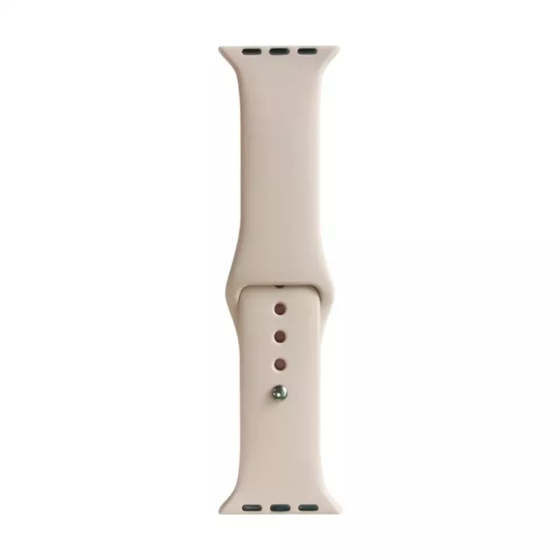 Evelatus Apple Watch 38/40/41mm Silicone Loop Watch Straps (110mm S/M) Pink Sand