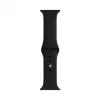 Evelatus Apple Watch 42/44/45mm Silicone Loop Watch Strap (S/M 110mm) Black