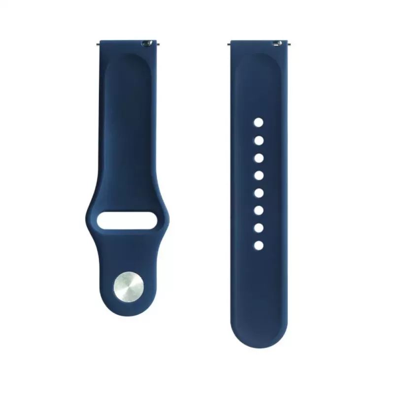 Evelatus 20mm Silicone Loop Watch Strap (S/M 110mm) Blue