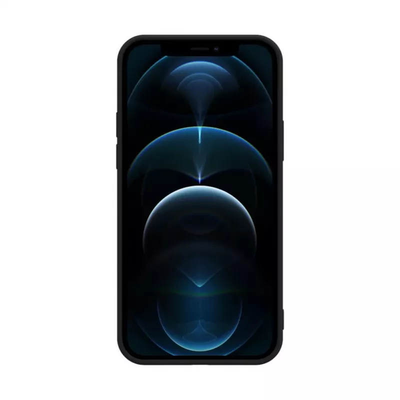 iLike Apple iPhone 12 Pro Max Nano Silicone Case Black