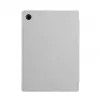 Evelatus Galaxy Tab A8 10.5 (2021) Book Cover imiteeritud mikrokiud sisemusega hõbedane