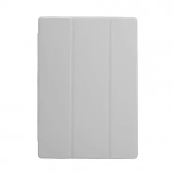 Evelatus Galaxy Tab A8 10.5 (2021) Book Cover imiteeritud mikrokiud sisemusega hõbedane