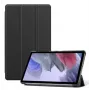 Evelatus Galaxy Tab A7 Lite Book Case with Imitate Microfiber Interior Black